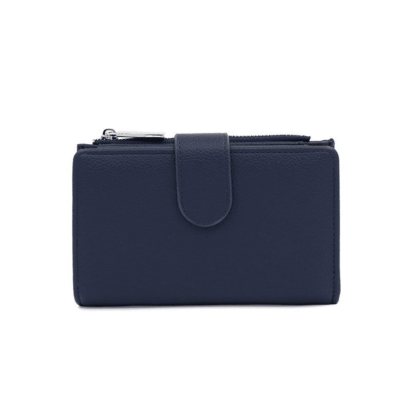 Modern női pénztárca - sötétkék
