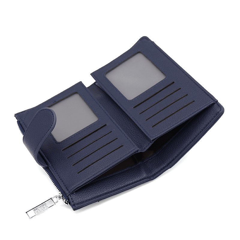 Modern női pénztárca - sötétkék