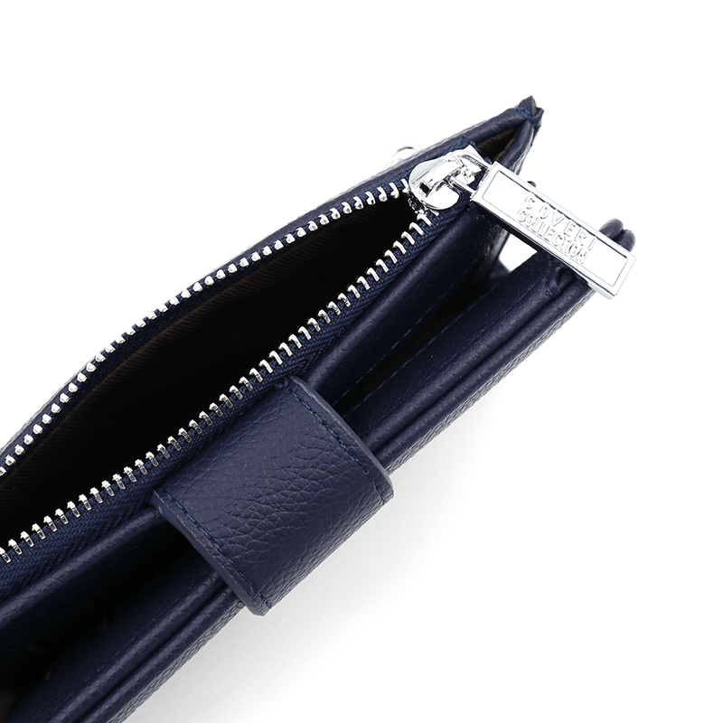 Modern női pénztárca - sötétkék