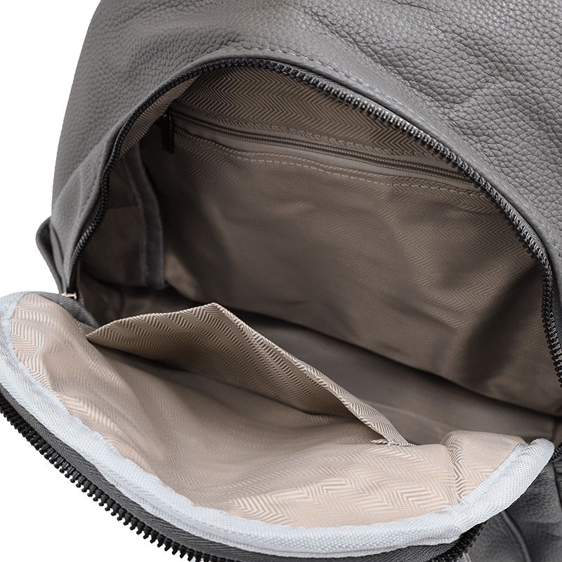 2 az 1-ben - érdekes hátizsák és táska Brina - szürke