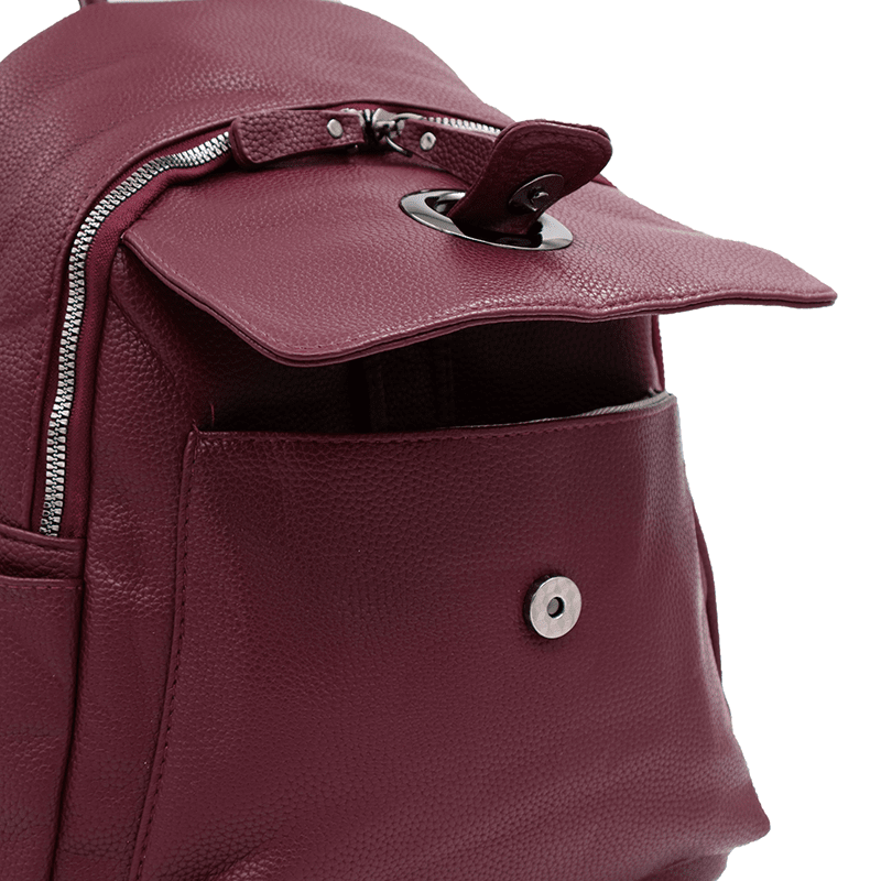 2 az 1-ben - érdekes hátizsák és táska Brina - bordó