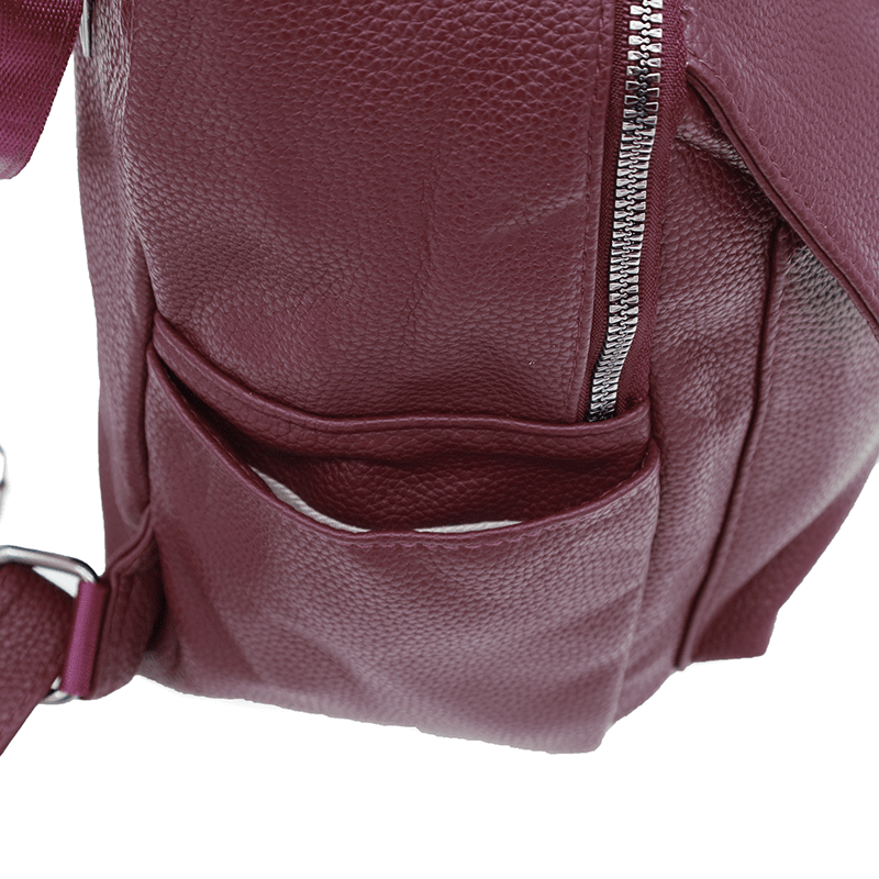 2 az 1-ben - érdekes hátizsák és táska Brina - bordó