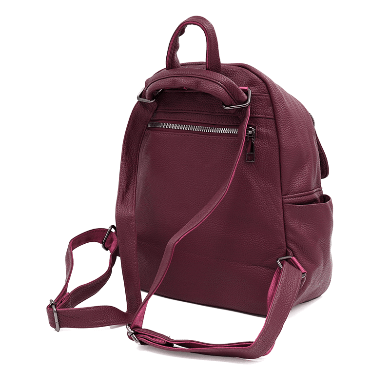 2 az 1-ben - érdekes hátizsák és táska Brina - bordó