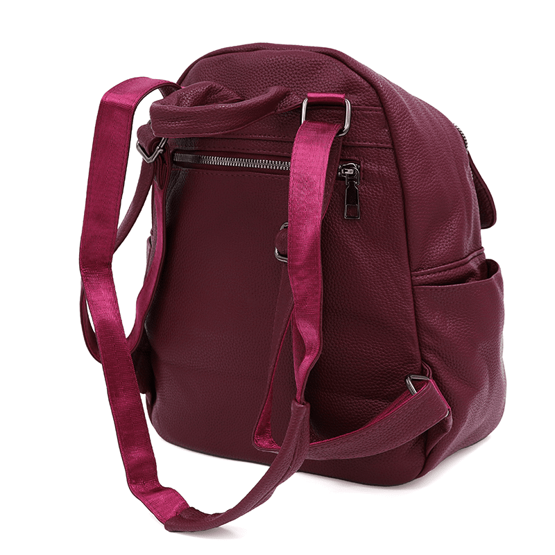 2 az 1-ben - érdekes hátizsák és táska Brina - bordó