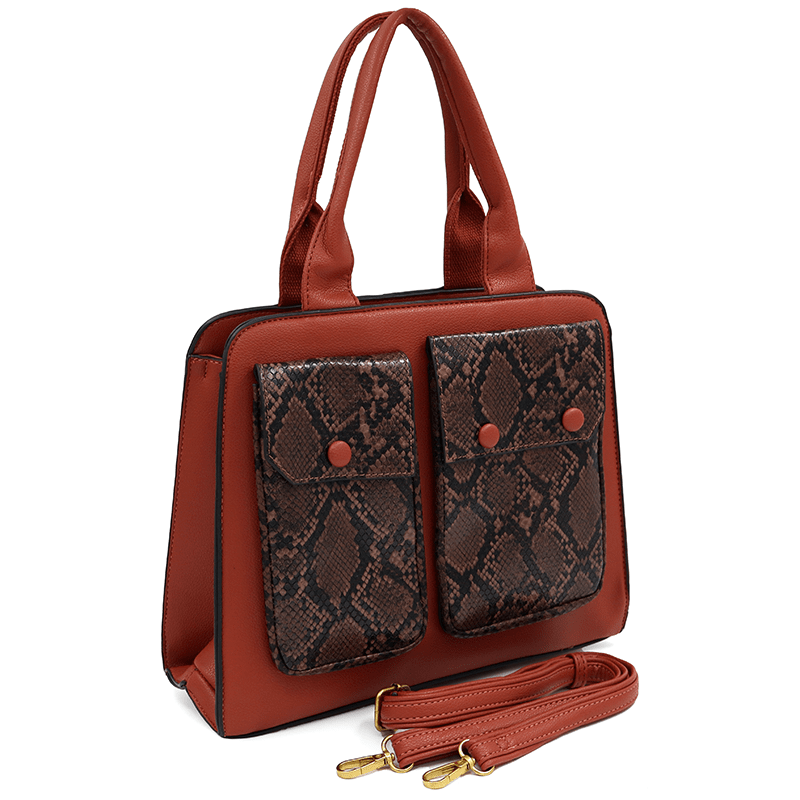 Női táska Sofi - korall mintával