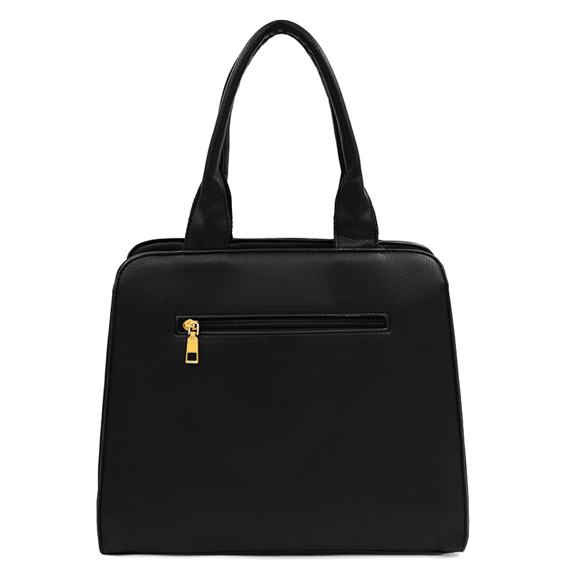 Női táska Sofi nyomtatással - fekete