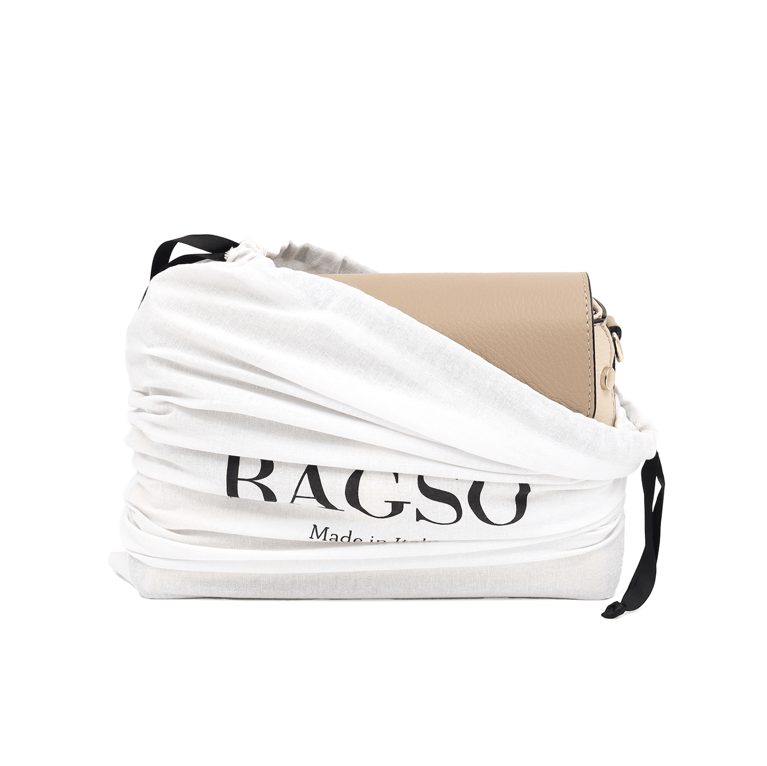 Antoanella női táska természetes bőrből - bézs/világosbarna