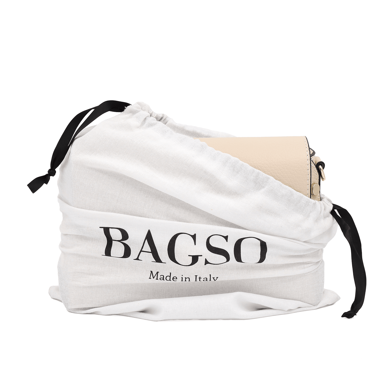 Antoanella természetes bőrből készült női táska - bézs