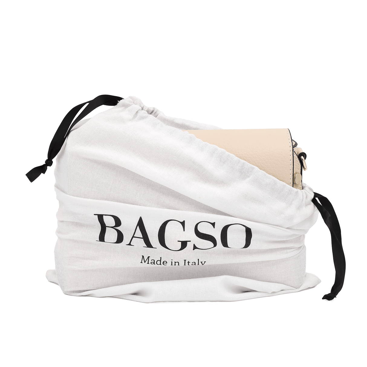 Antoanella természetes bőrből készült női táska - bézs