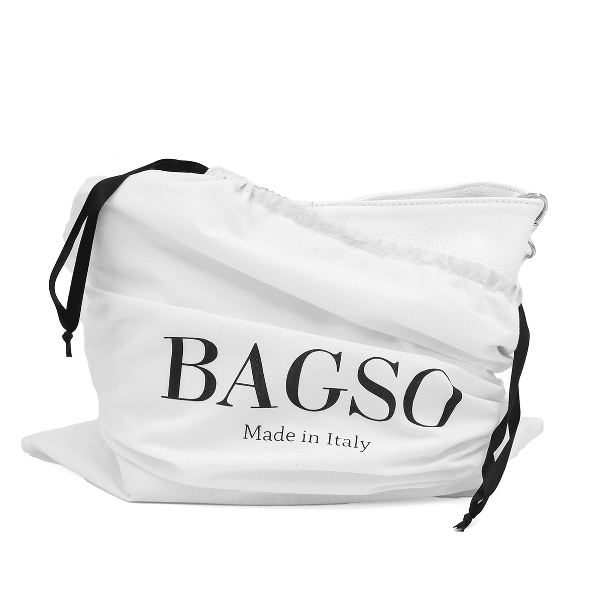 Női válltáska természetes bőrből - fehér