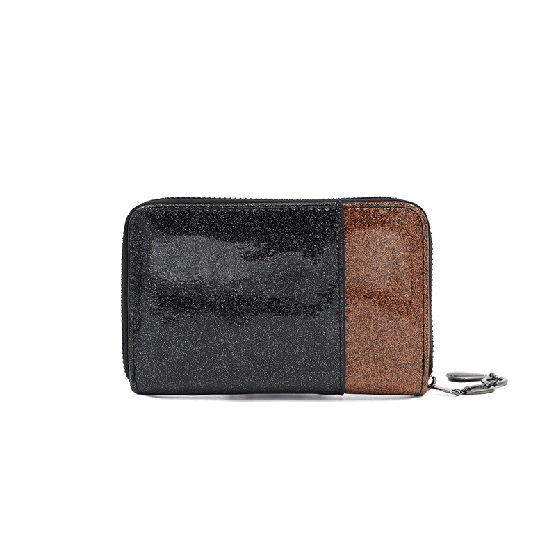 Lachen pénztárca szívvel - fekete/barna