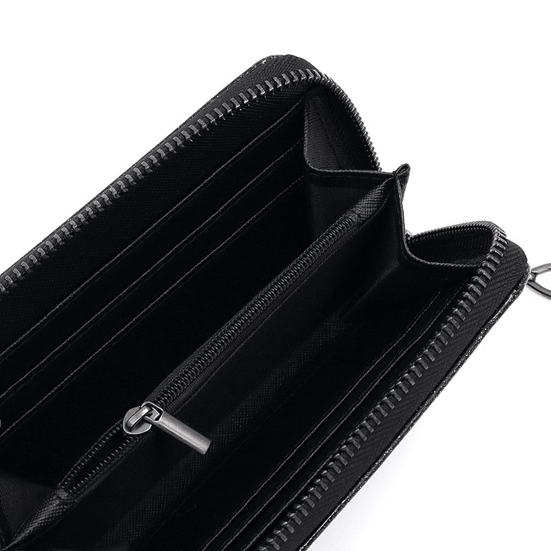 Lachen pénztárca szívvel - fekete/barna