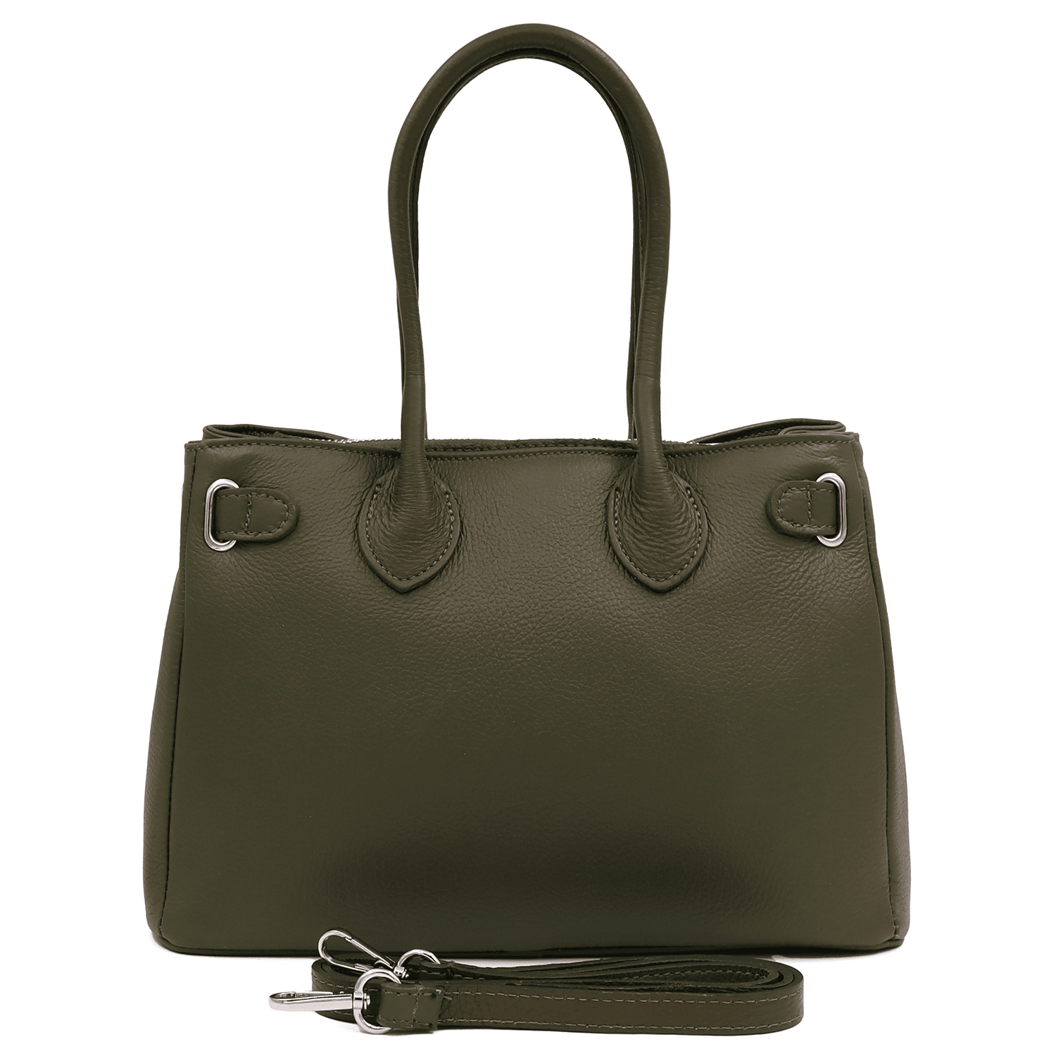 Luxus táska természetes bőrből Vivian - zöld