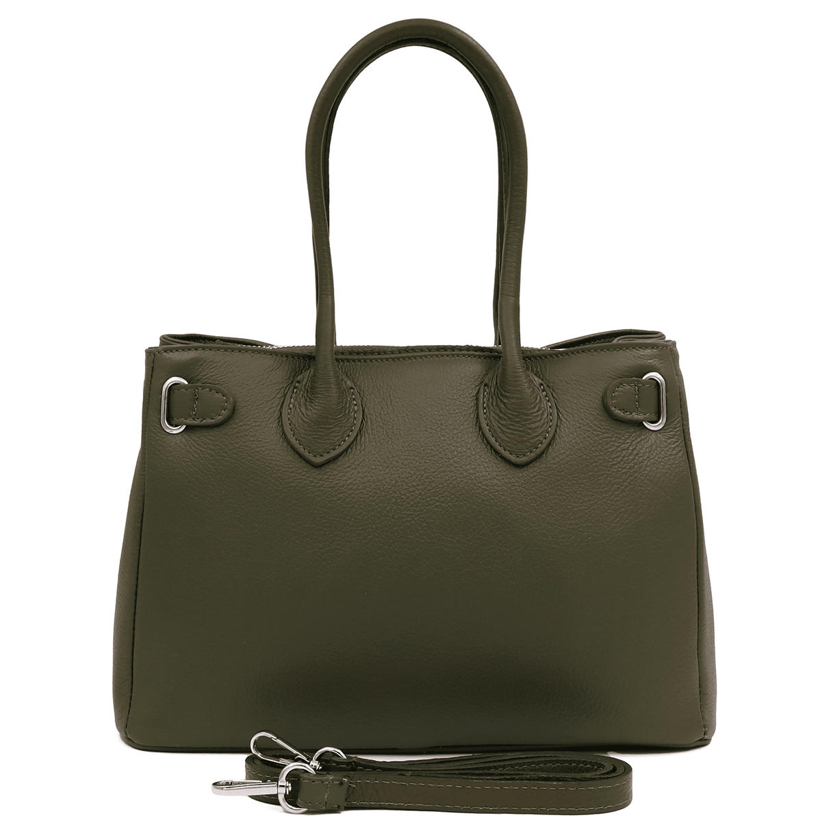Luxus táska természetes bőrből Vivian - zöld