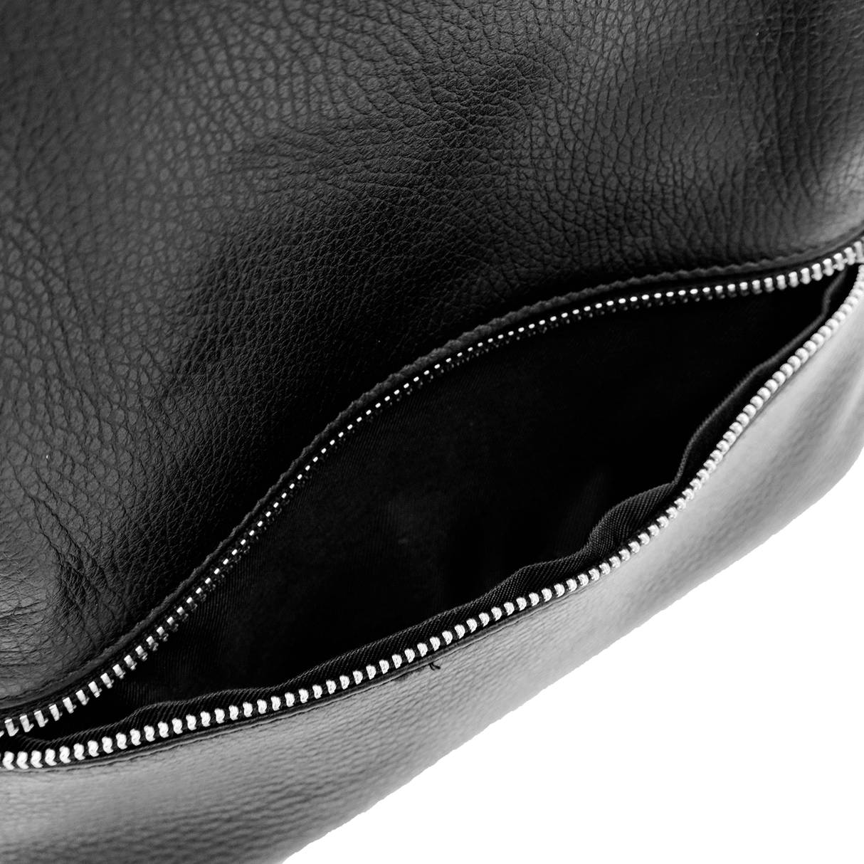 Női hátizsák természetes bőrből Linda - fekete