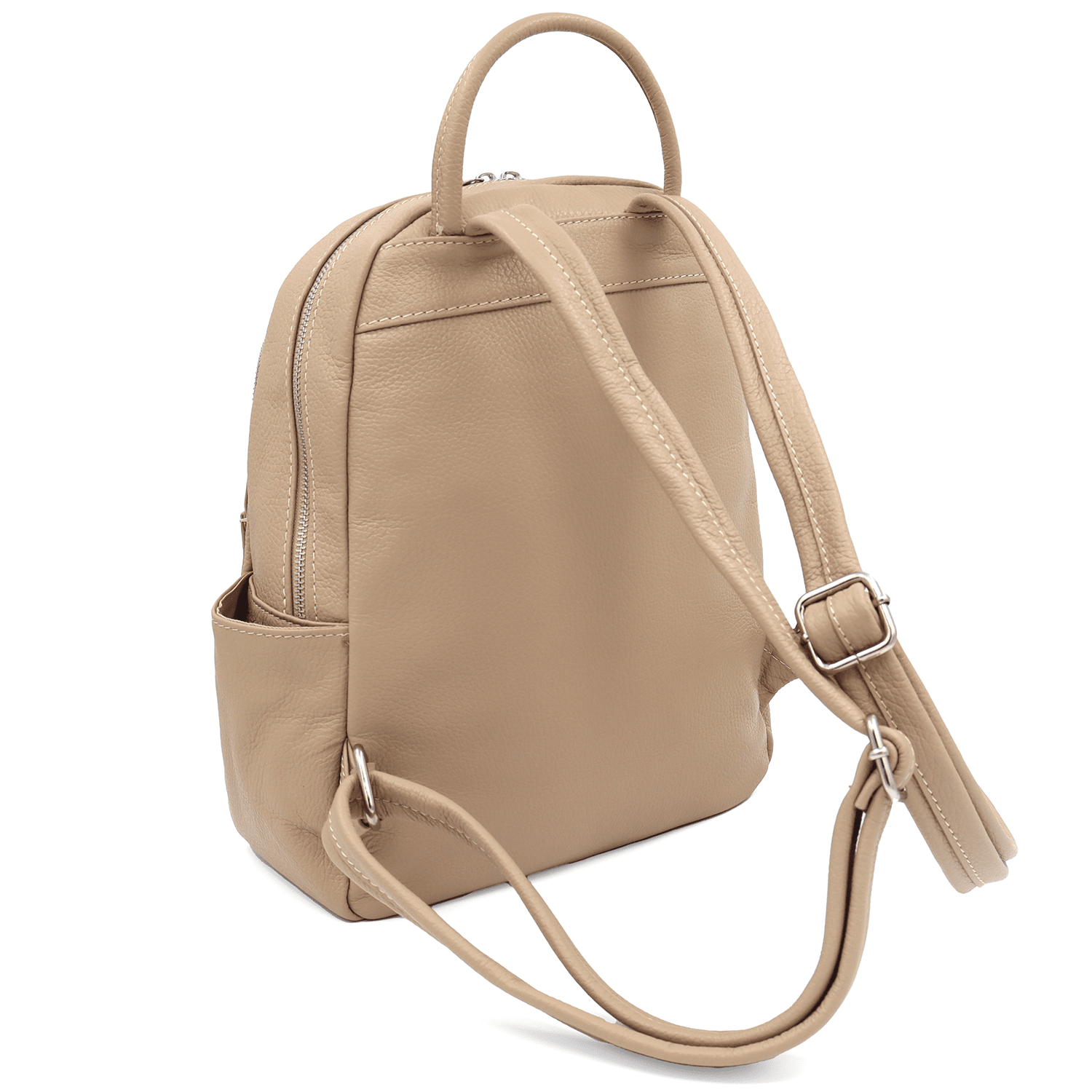 Elada természetes bőr hátizsák - világosbarna