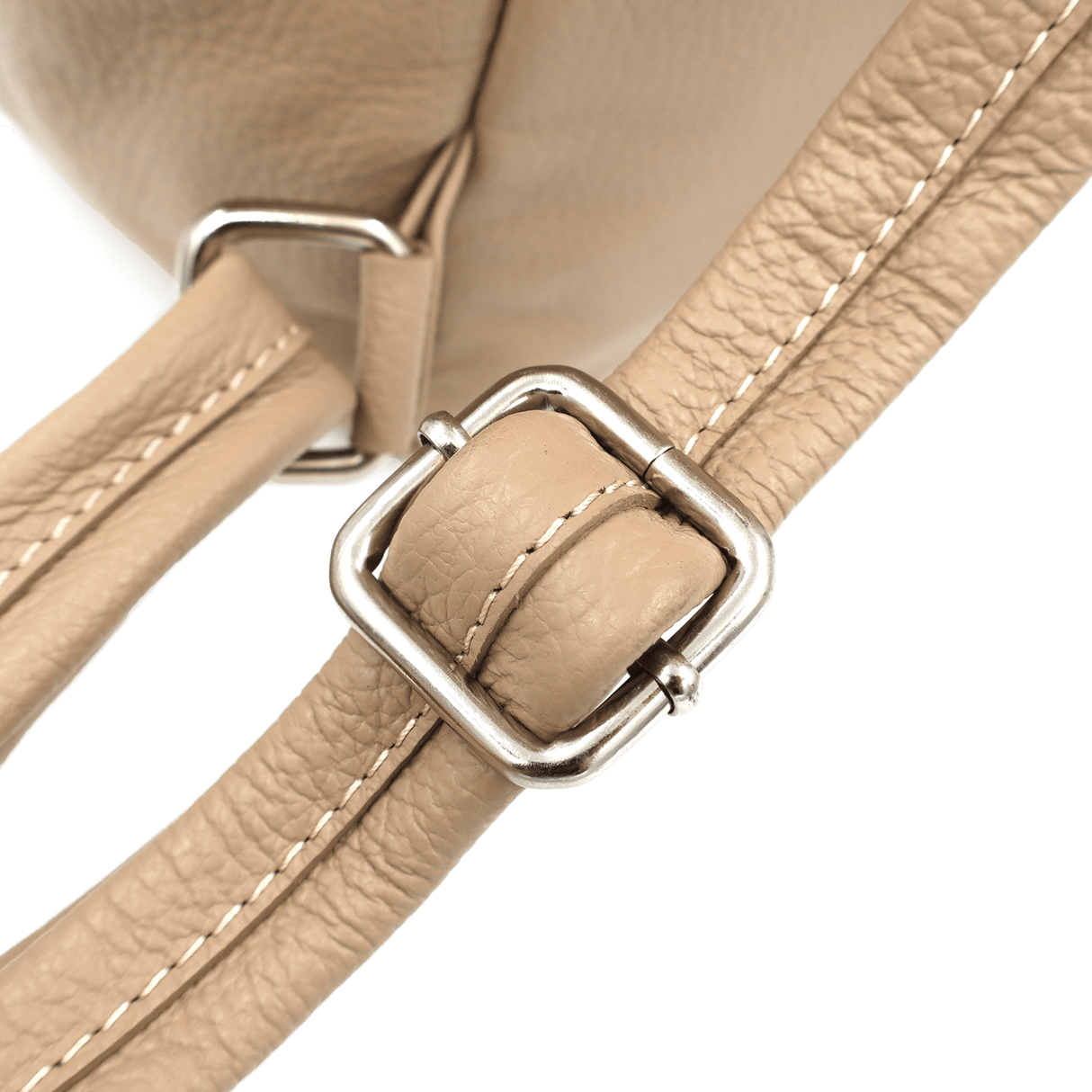 Elada természetes bőr hátizsák - világosbarna