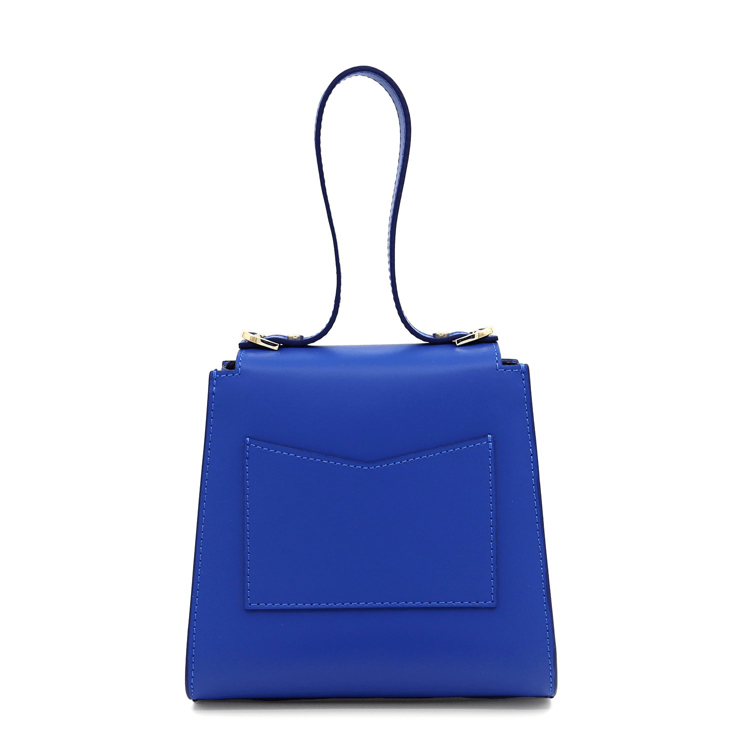 Veronica természetes bőr női táska - kék