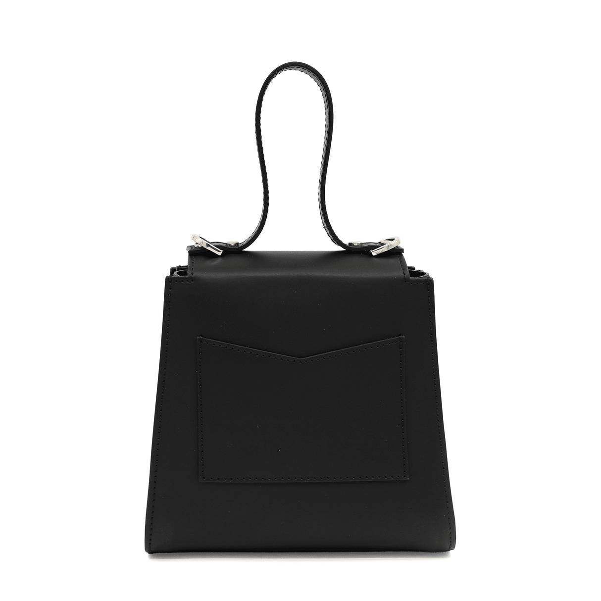 Veronica természetes bőr női táska - fekete