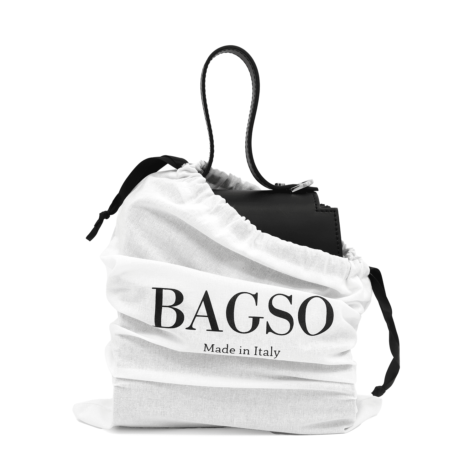 Veronica természetes bőr női táska - fekete