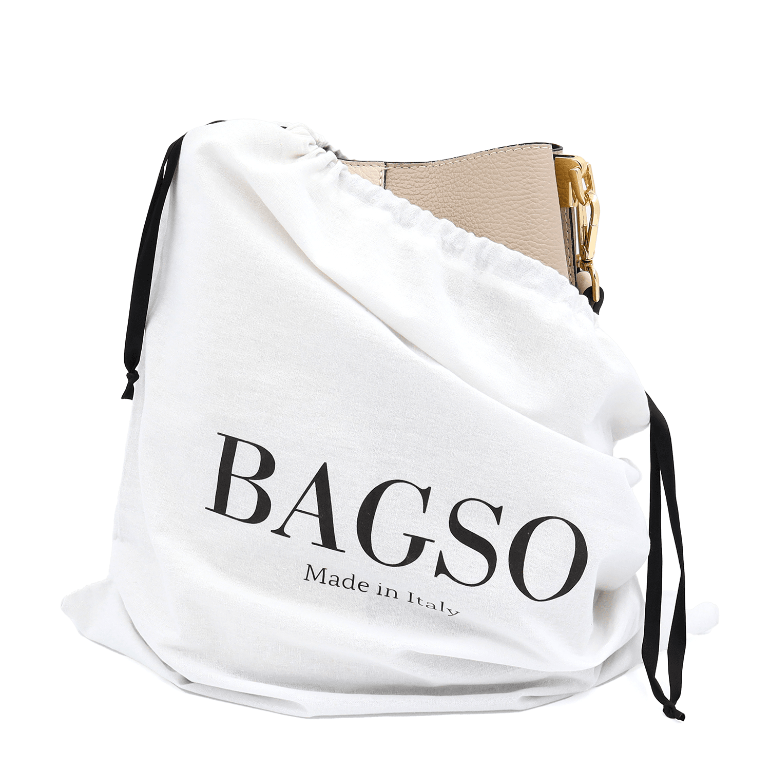 Női táska természetes bőrből, 2 fogantyúval Alba - bézs/világosbarna