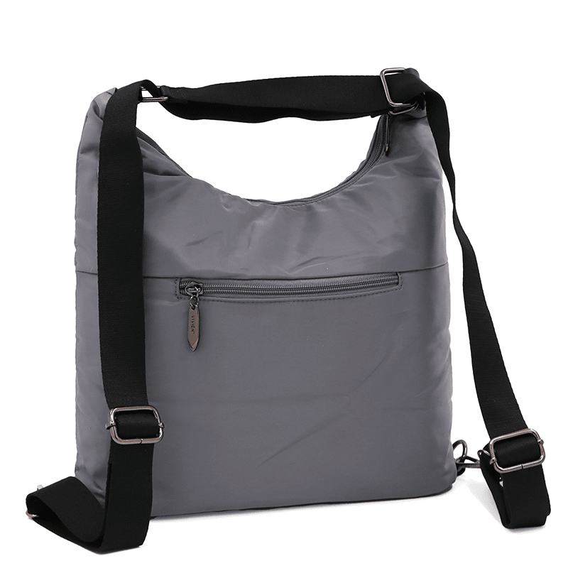 2 az 1-ben - Szövet táska és hátizsák levehető zsebekkel Lilian - szürke