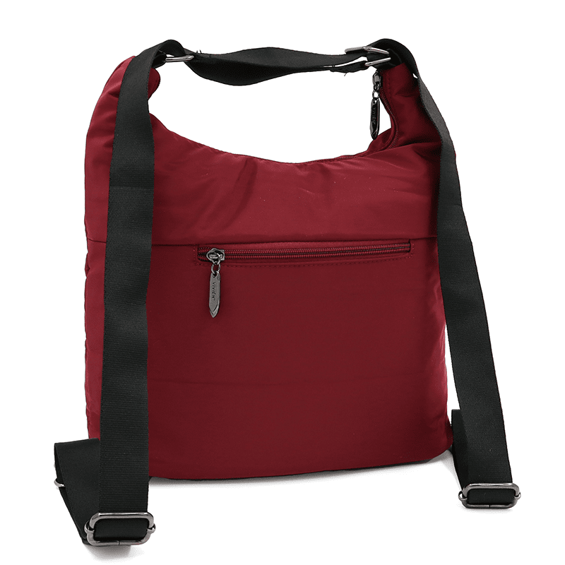 2 az 1-ben - Szövet táska és hátizsák levehető zsebekkel Lilian - piros