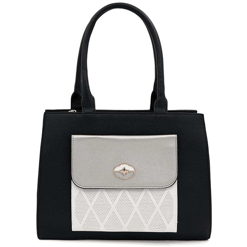 Érdekes női táska Lola - fekete