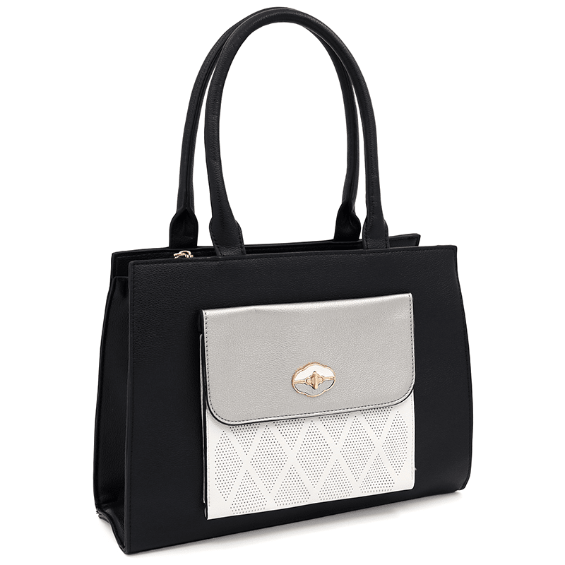 Érdekes női táska Lola - fekete