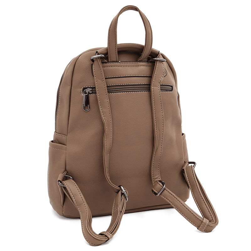 2 az 1-ben - Női hátizsák és táska Arelia - világosbarna