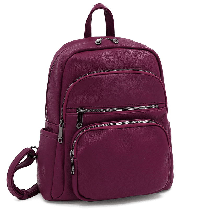 2 az 1-ben - Női hátizsák és táska Arelia - bordó