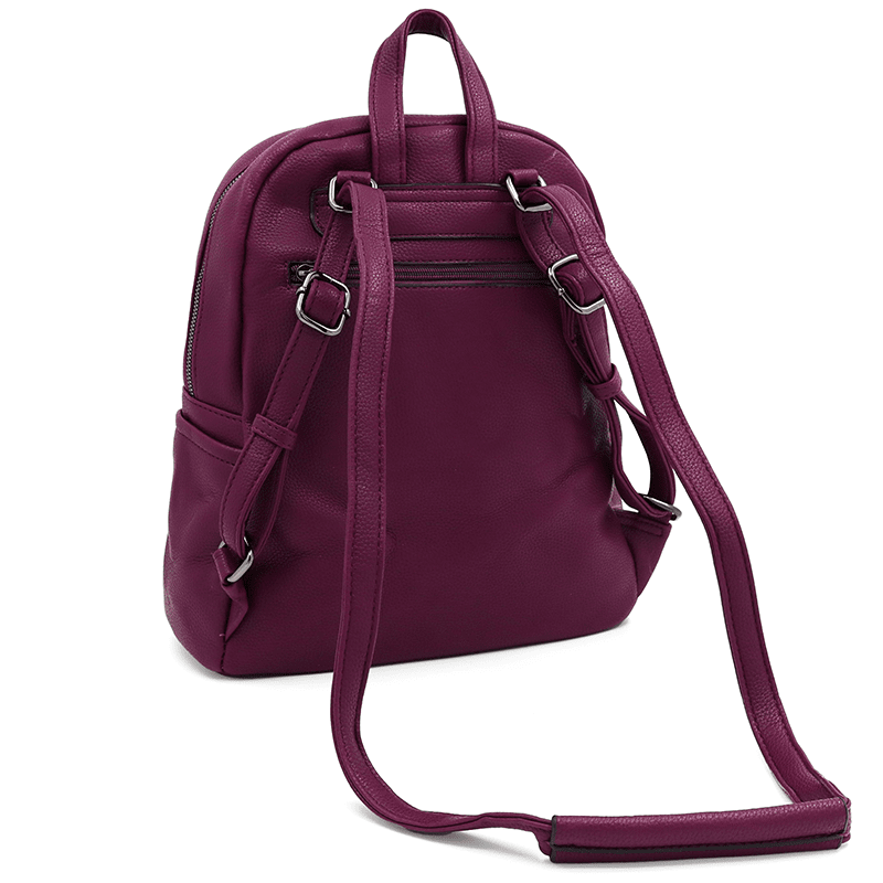 2 az 1-ben - Női hátizsák és táska Arelia - bordó