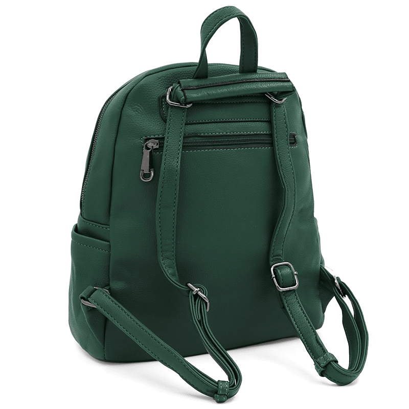 2 az 1-ben - Női hátizsák és táska Arelia - sötétzöld