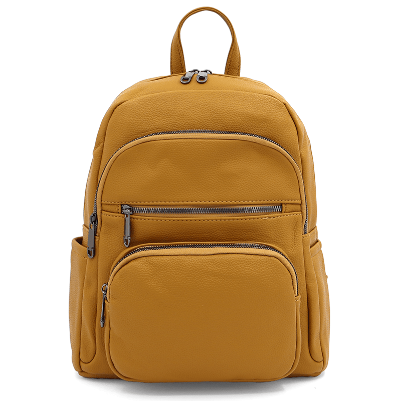 2 az 1-ben - Női hátizsák és táska Arelia - mustársárga