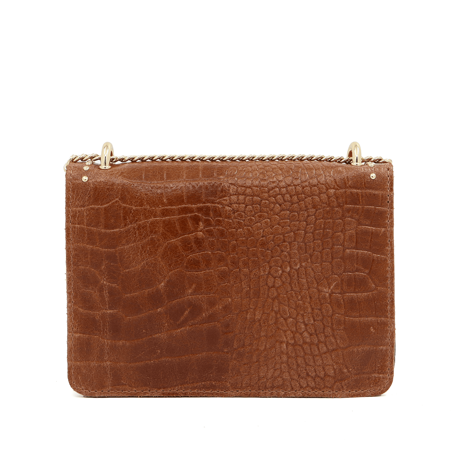 Női táska természetes bőrből - barna