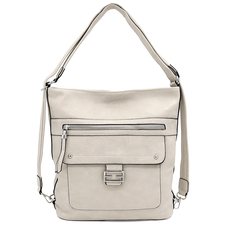 2 az 1-ben - Nagy táska és hátizsák - bézs