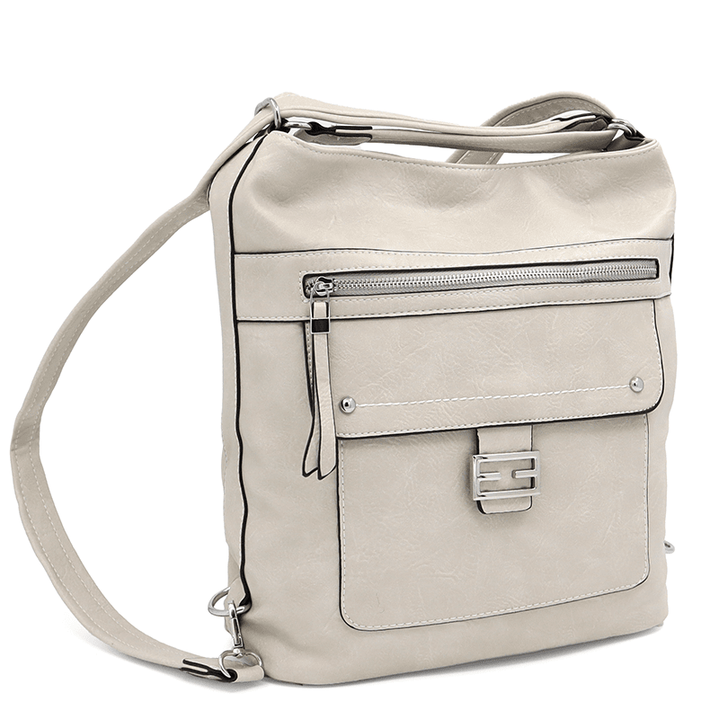 2 az 1-ben - Nagy táska és hátizsák - bézs