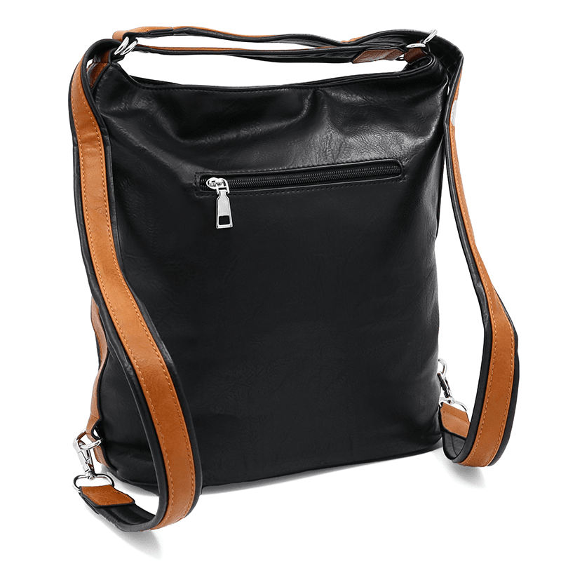 2 az 1-ben – Nagy táska és hátizsák – fekete