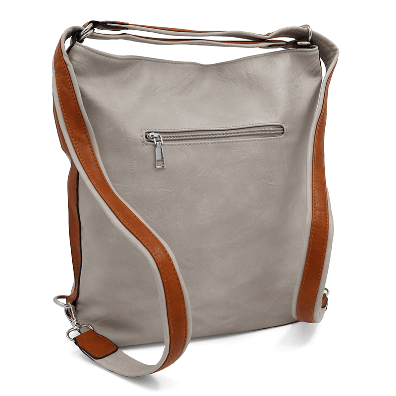 2 az 1-ben – Nagy táska és hátizsák – szürke