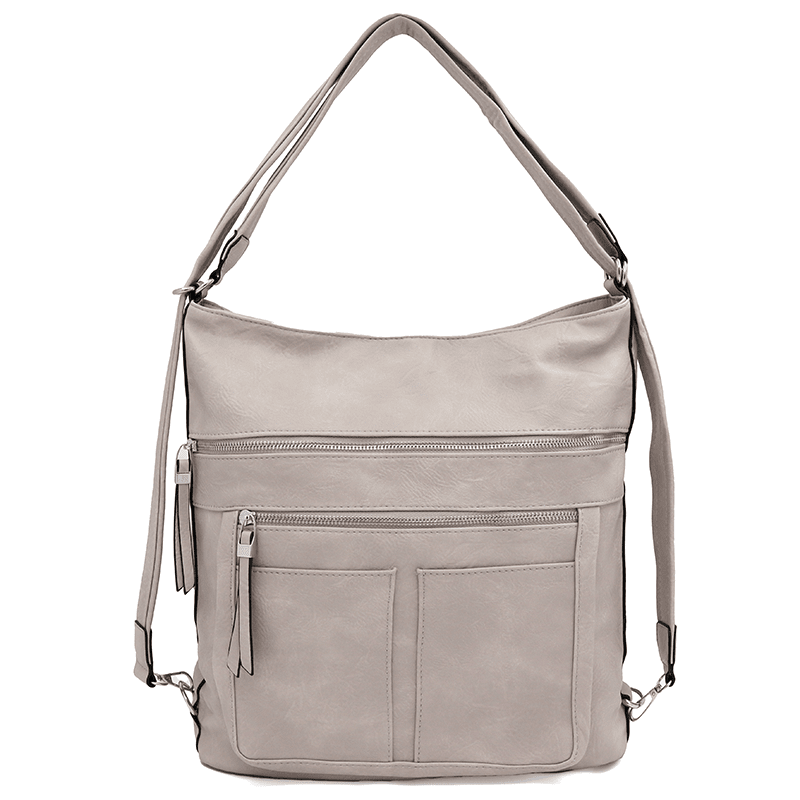 2 az 1-ben – Nagy táska és hátizsák Poli – szürke