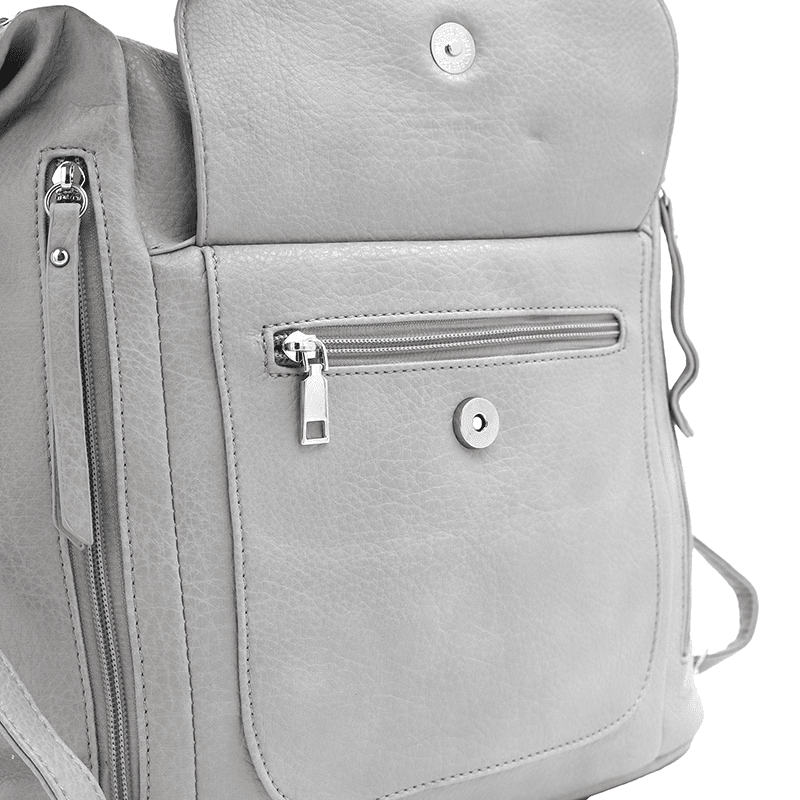 2 az 1-ben - Nagy táska és hátizsák Alora - világosszürke