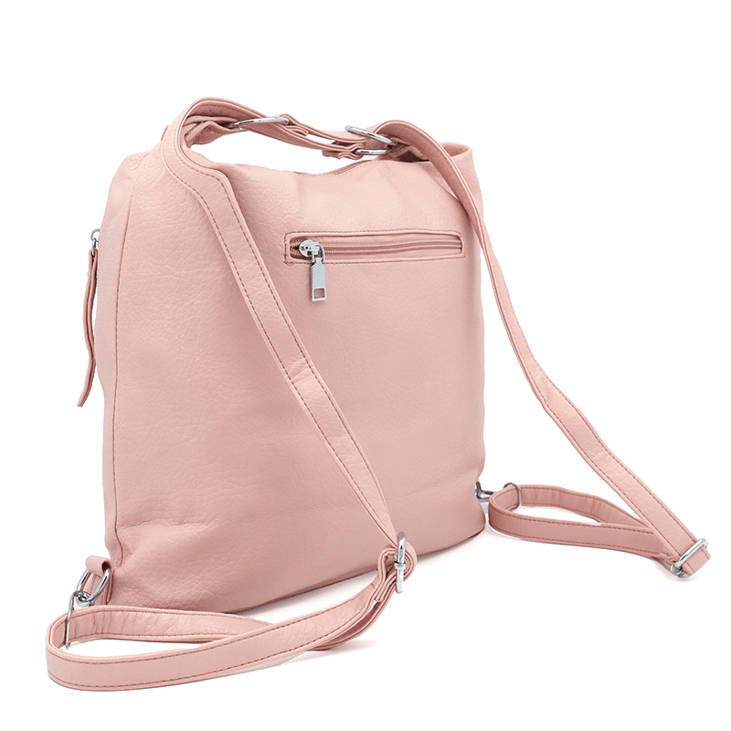 2 az 1-ben - Nagy táska és hátizsák Alora - rózsaszín