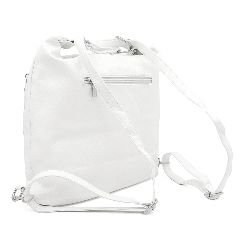 2 az 1-ben - Nagy táska és hátizsák Alora - fehér