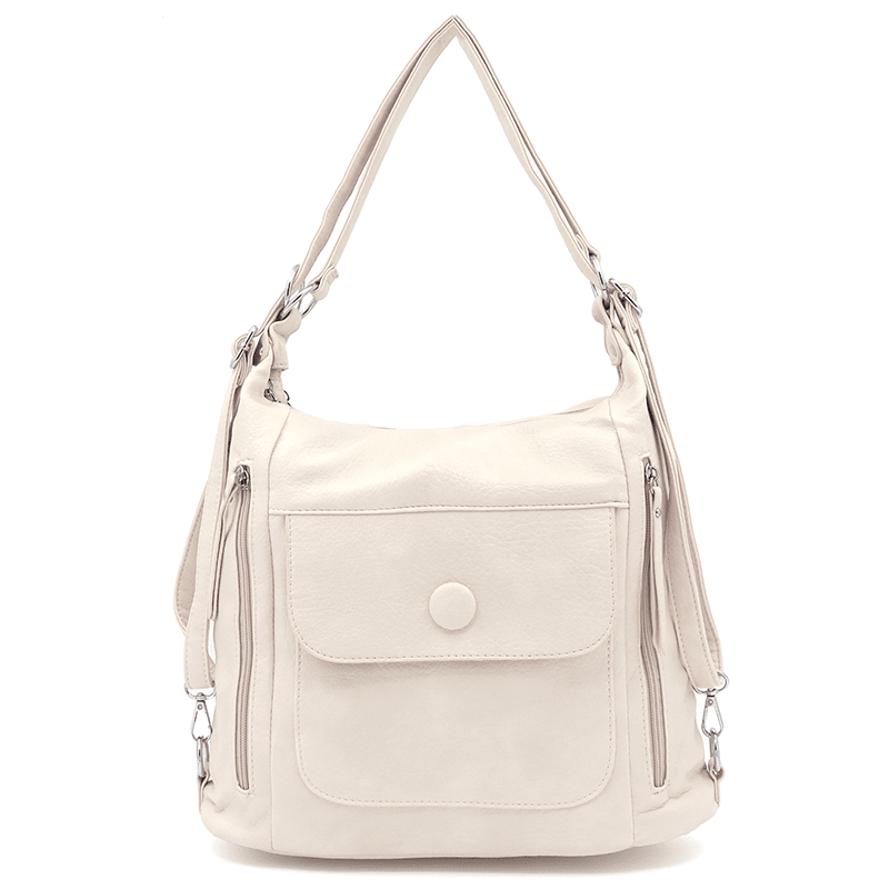 2 az 1-ben - Nagy táska és hátizsák Alora - bézs