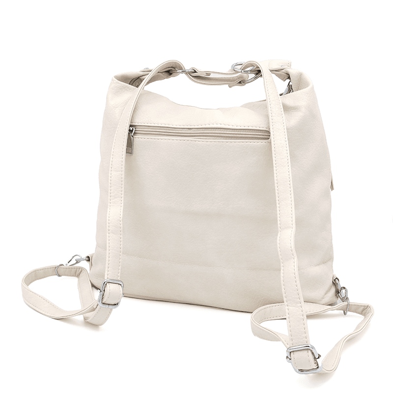 2 az 1-ben - Nagy táska és hátizsák Alora - bézs