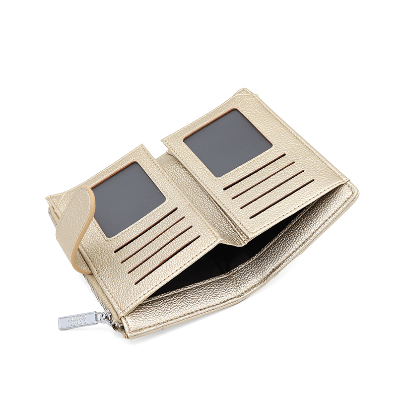 Modern női pénztárca - arany