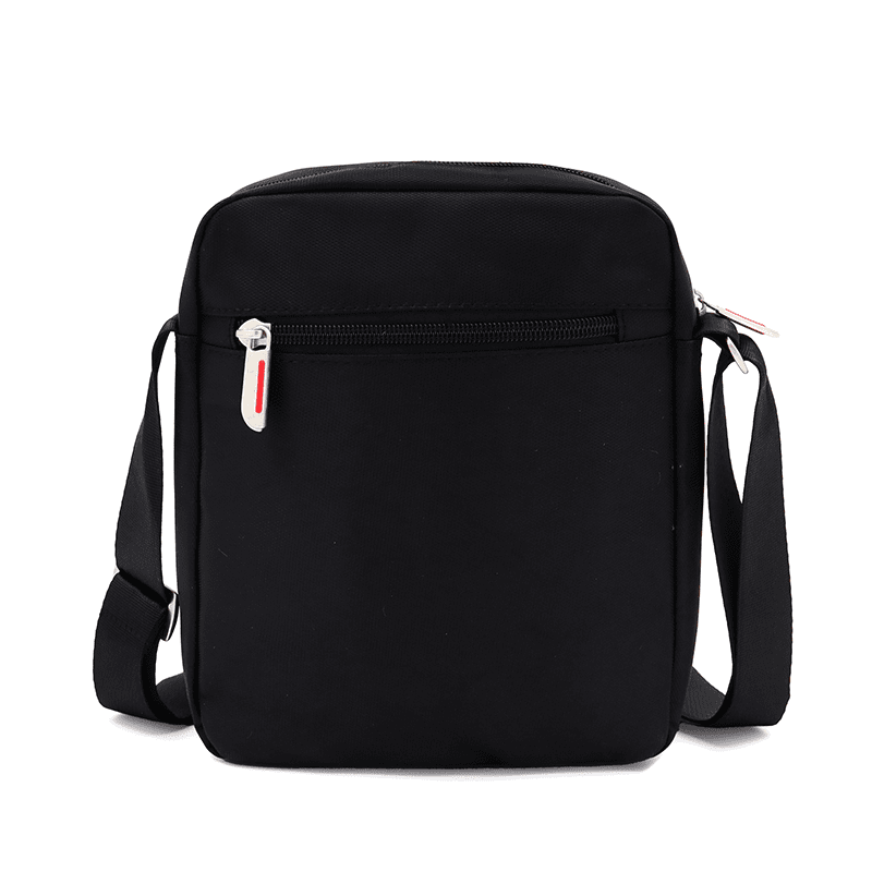 Férfi válltáska sok rekesszel - fekete