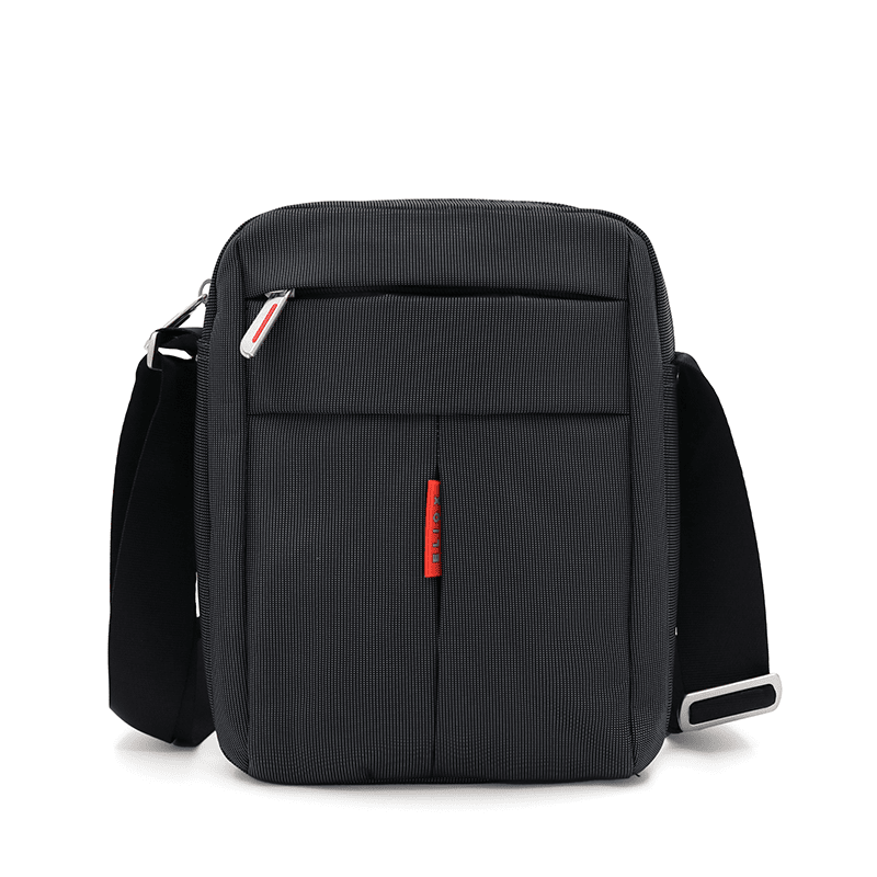 Férfi válltáska sok rekesszel - sötét szürke