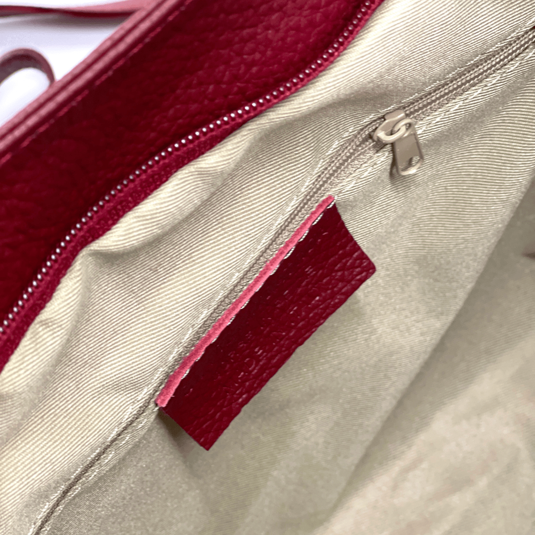 Evelyn természetes bőr női táska - világosbarna