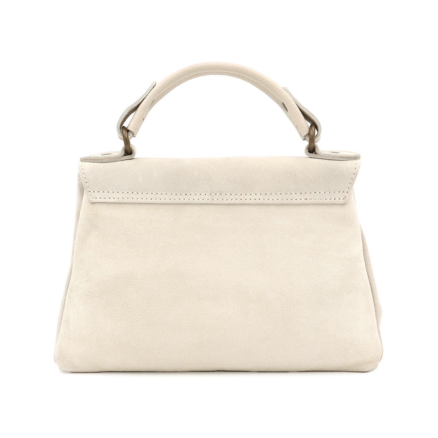 Női táska természetes velúrból - bézs